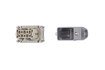 Harting connector set, socket design