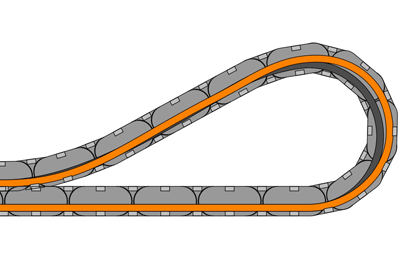e-chain® นำสายท่อไฮดรอลิก
