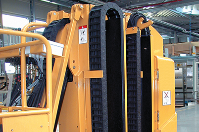 Grove Manlift กับ e-chain® ในพื้นที่ขนาดเล็กมากเป็นพิเศษ