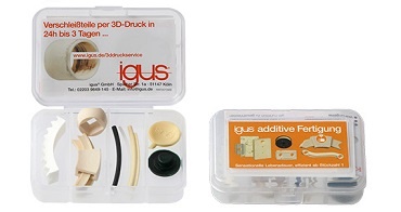 กล่องตัวอย่าง iglidur 3D printing