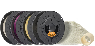 Tribo-filaments และ laser sintering powder