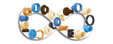 ตลับลูกปืนแบบกำหนดเองที่หลากหลายจาก igus® ตามข้อกำหนดเฉพาะของคุณ