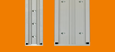 ล้างรางคู่มือรายละเอียดต่ํา anodised drylin® N