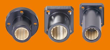 ที่อยู่อาศัยเชิงเส้น drylin® R กับหน้าแปลน