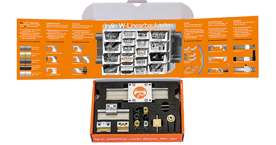 กล่องตัวอย่าง drylin® คู่มือเชิงเส้น