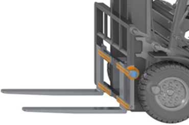 แท่งเหล็ก iglidur® ที่ปลายปากส้อม