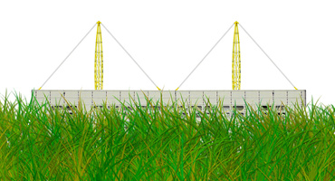 โรงงานที่อยู่หลังสนามหญ้า