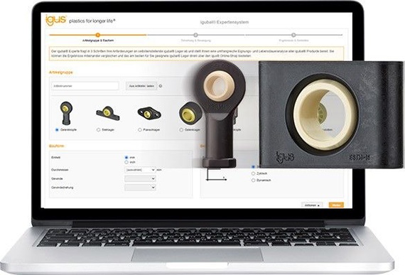 การคำนวณอายุการใช้งานสำหรับตลับลูกปืนแบบผิวโค้ง igubal®