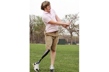 อวัยวะเทียมขาที่มีตลับลูกปืน iglidur® ของผลิตภัณฑ์ Blatchford