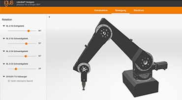 robolink® นักออกแบบที่มีแขนปล้อง robolink® D