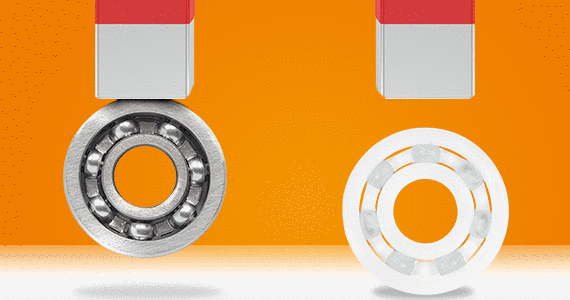 ตลับลูกปืนพลาสติกไม่ใช่แม่เหล็กและฉนวนในปัจจุบัน